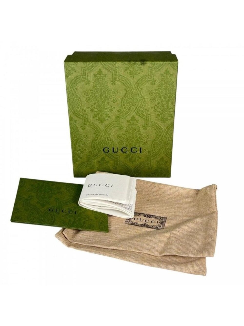 Gucci Bifold Wallet GG Canvas Brown Gold - Picture 12 of 12